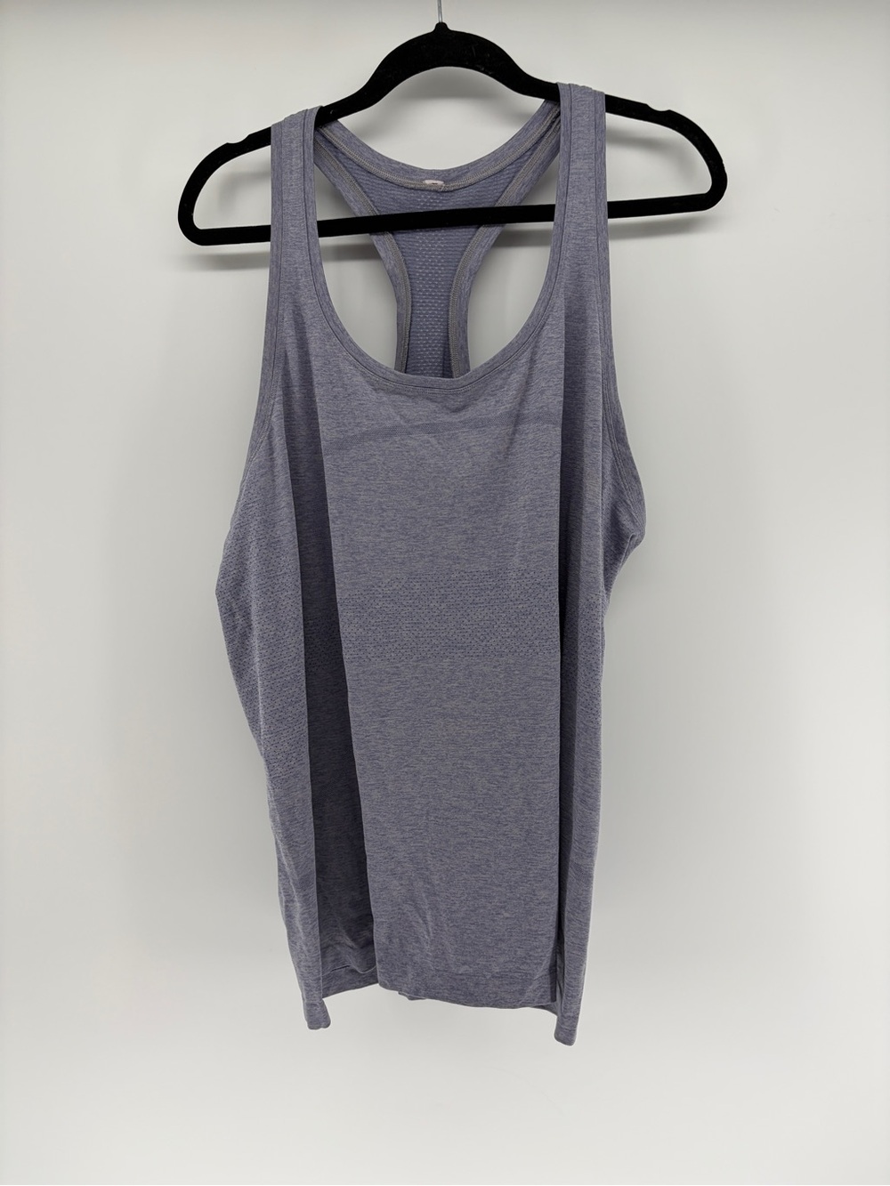 Lululemon Women’s Racerback Tank Top - Heather Gray Blue Sz 18